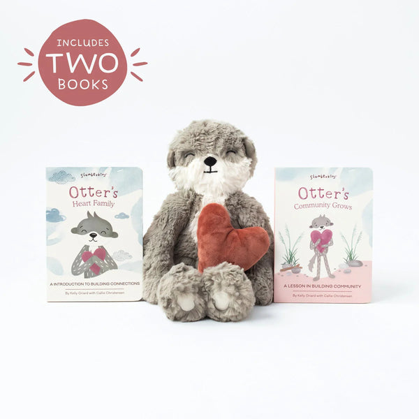 Otter Kin Set - Soft Toy + Books - Slumberkins