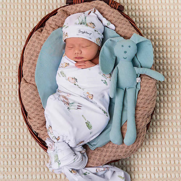 Duck Pond Organic Knotted Beanie - Snuggle Hunny