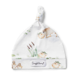 Duck Pond Organic Knotted Beanie - Snuggle Hunny