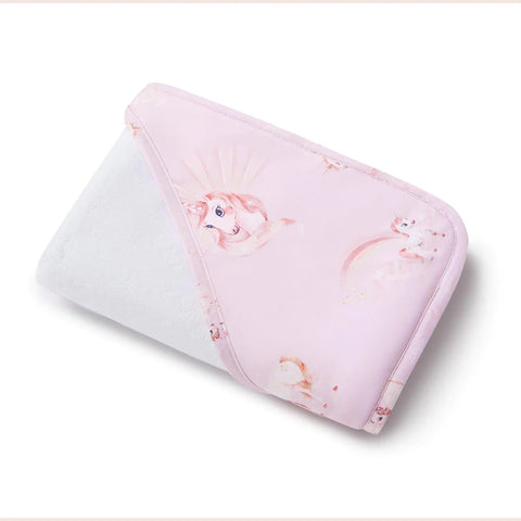Unicorn Organic Hooded Baby Towel - Snuggle Hunny