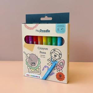 Washable Crayon Pens - Hey Doodle