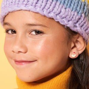 Holly Jolly Santa Stud Earrings - Girl Nation