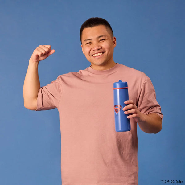 SUPERMAN by b.box - 690mL insulated flip top bottle - B Box