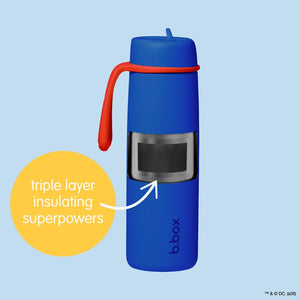 SUPERMAN by b.box - 690mL insulated flip top bottle - B Box