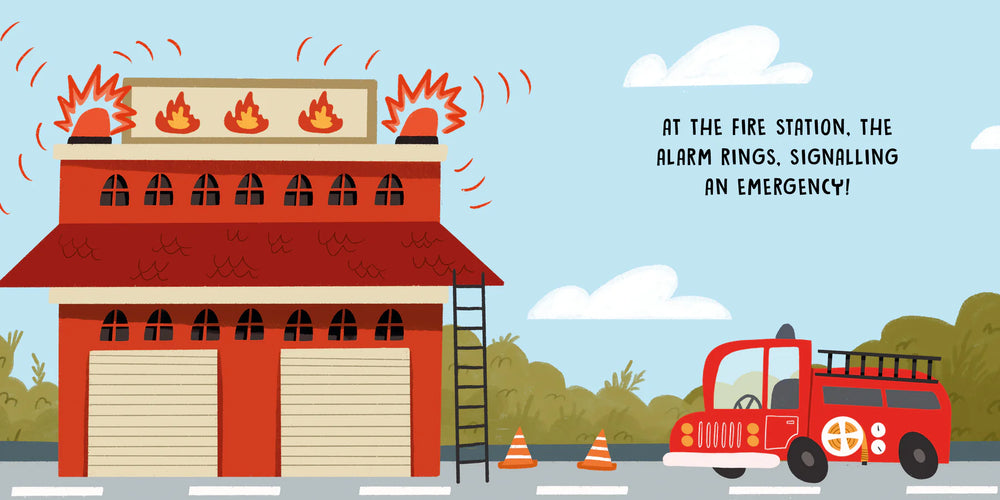 Board Book Sweet Sounds Stories - Firefighters - Sassi