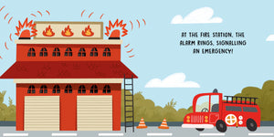 Board Book Sweet Sounds Stories - Firefighters - Sassi