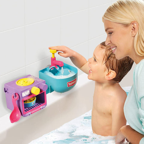 Bubble & Bake Bathtime Kitchen - Tomy - STOCK DUE LATE MAY