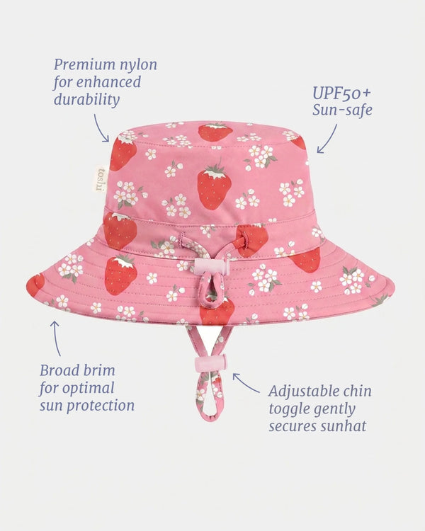 Swim Sunhat Twinkle Strawberry - Toshi