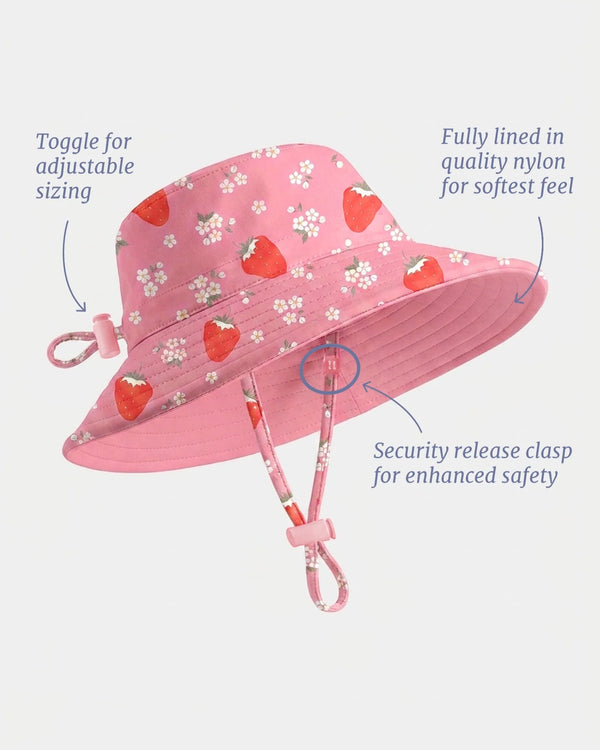 Swim Sunhat Twinkle Strawberry - Toshi