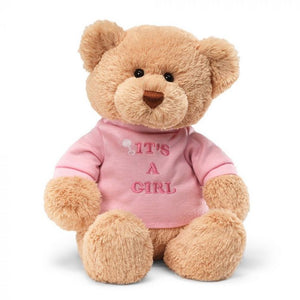 Message Bear - It's a Girl - Pink - Gund
