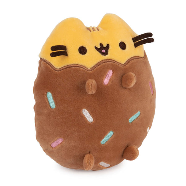 Pusheen Chocolate Dipped Cookie Rainbow Sprinkles