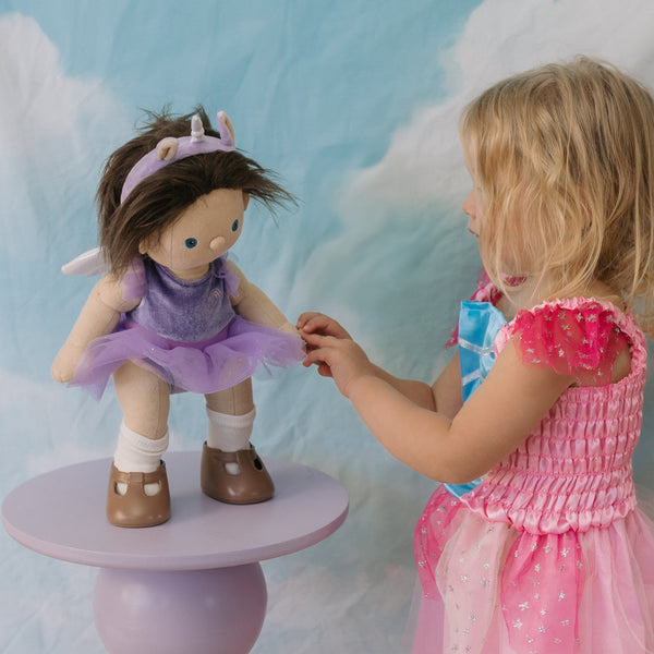 Dinkum Unicorn Outfit - Lilac - Olli Ella