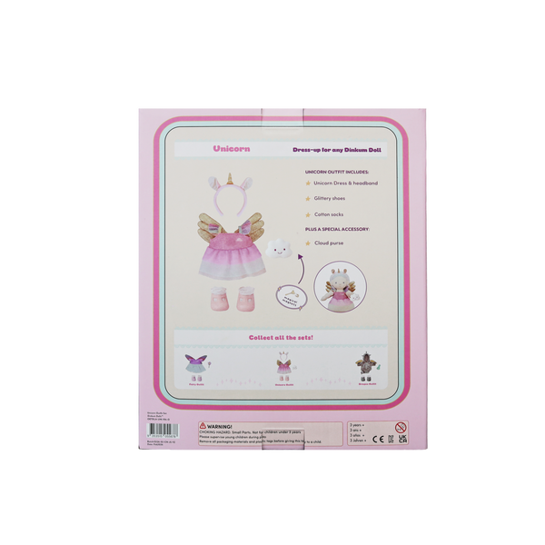 Unicorn Dinkum Outfit - Rainbow Realm - Dinkum Dolls