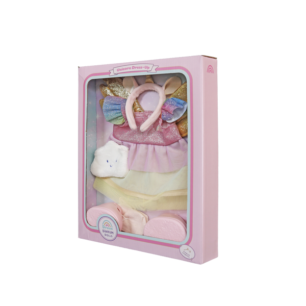 Unicorn Dinkum Outfit - Rainbow Realm - Dinkum Dolls