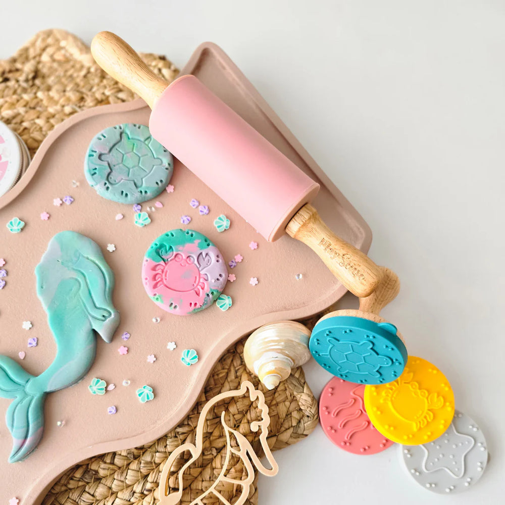 Roller - Playdough Rolling Pin - Pink - Play Sense