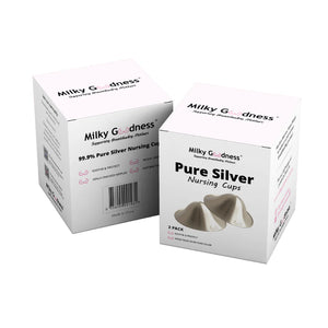 Pure Silver Nursing Cups - Milky Goodness