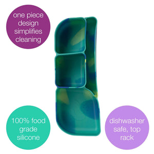 Silicone Bento Tray - Lunchbox - Electric Jungle - B Box