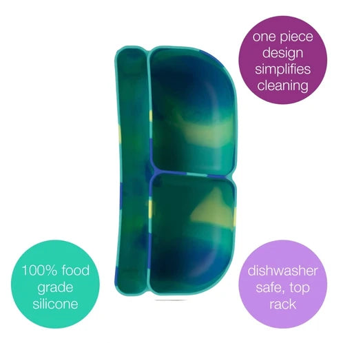 Silicone Bento Tray - Mini Lunchbox - Electric Jungle - B Box