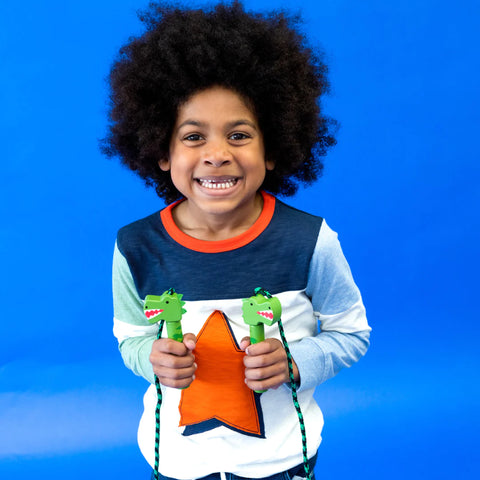 Skipping Rope - Dino - Floss & Rock DISCOUNTED