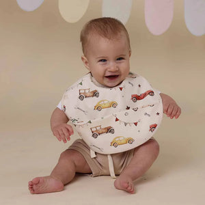 Vintage Cars Snuggle Bib - Snuggle Hunny
