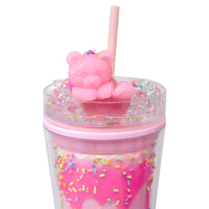 Gummy Bear Drinking Cup - Pink Poppy
