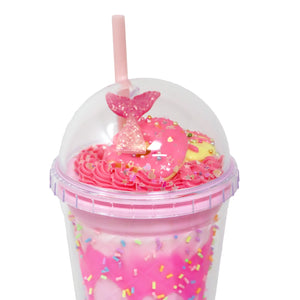Mermaid Drinking Cup - Pink Poppy