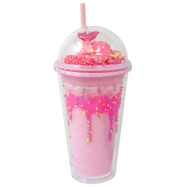 Mermaid Drinking Cup - Pink Poppy