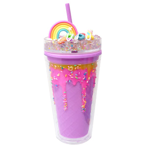 Candy Drinking Cup - Pink Poppy