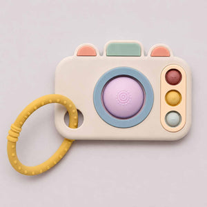 Camera Silicone Pop Teether - Jiggle & Giggle