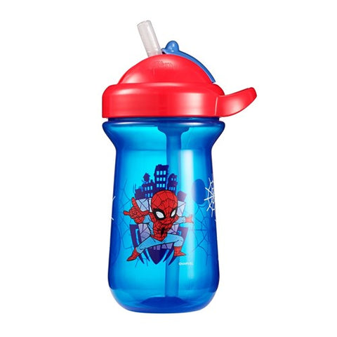 Marvel Spiderman Flip Top Straw Cup