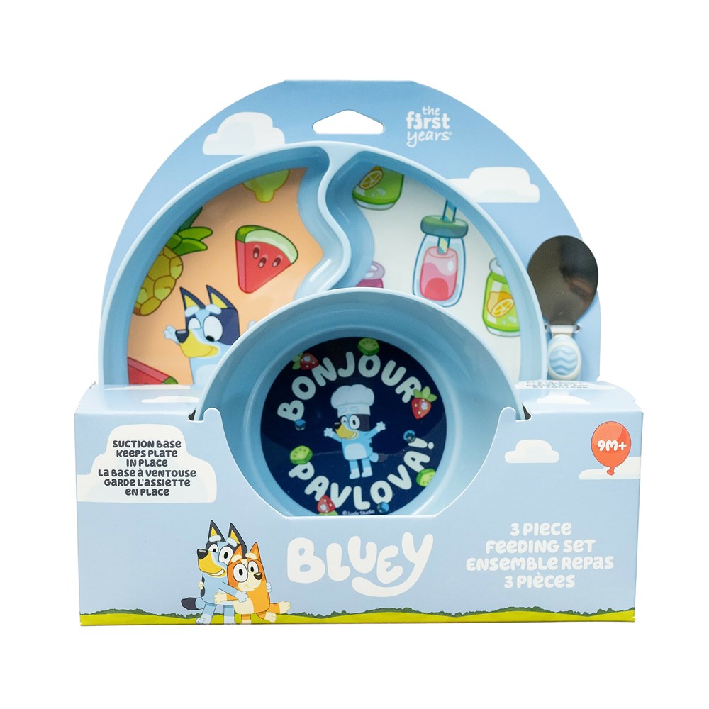 Bluey 3 piece Feeding Set - Tomy