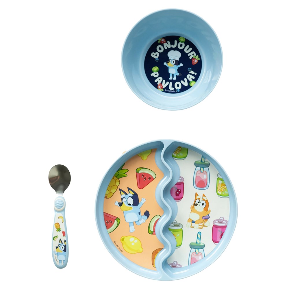 Bluey 3 piece Feeding Set - Tomy
