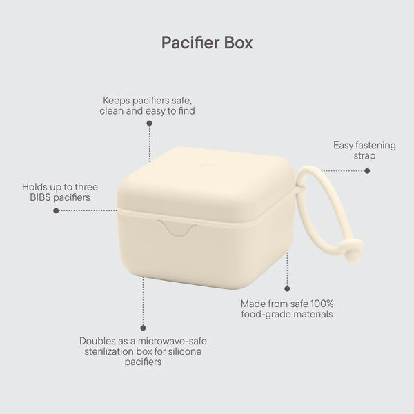 Pacifier Box - Baby Blue - Bibs Denmark