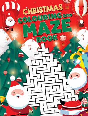 Colouring and Mazes - Xmas Book