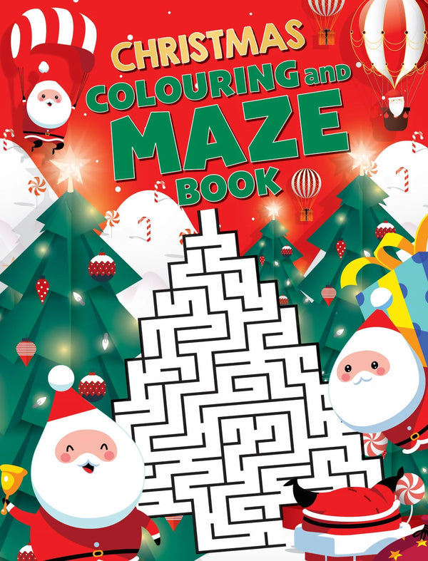 Colouring and Mazes - Xmas Book