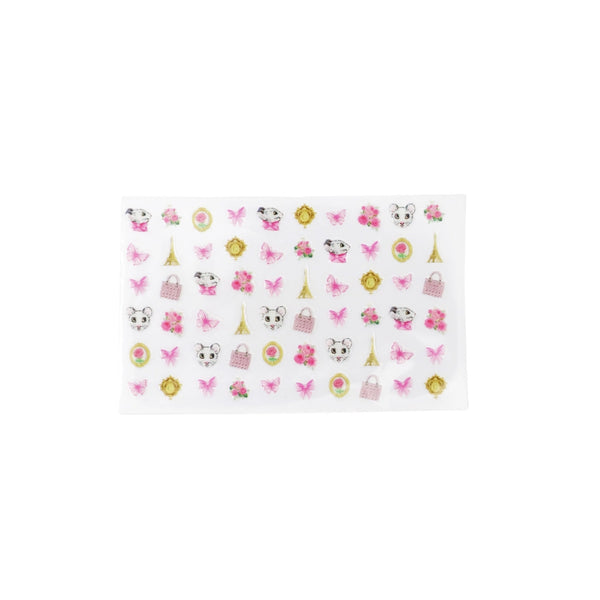 Claris the Chicest Mouse in Paris Nail Gift Set - Pink Poppy