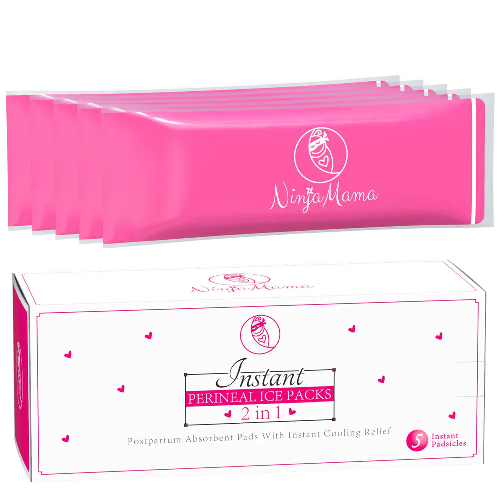 Instant Perineal Ice Packs - Pack of 5 - Ninja Mama