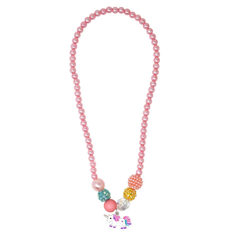 My Little Unicorn Necklace - Pink Poppy