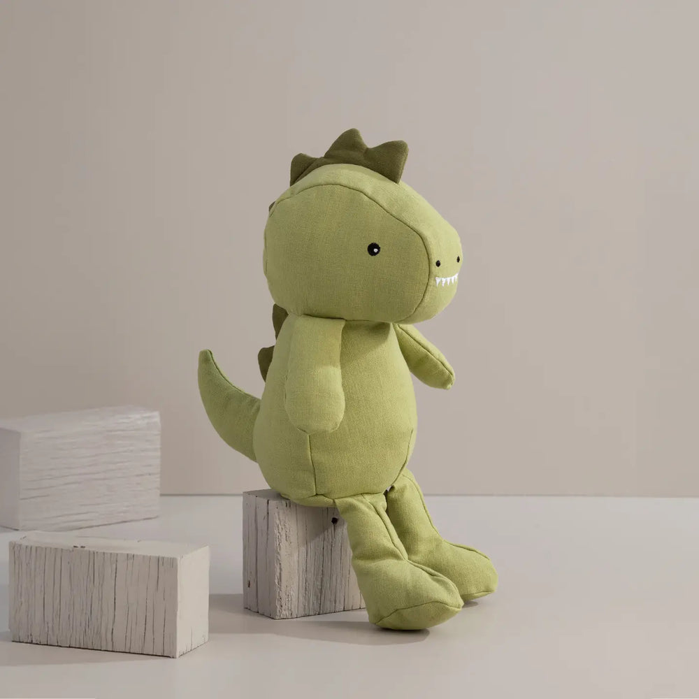 Linen Animal - Dennis the Dinosaur - Large - Living Textiles