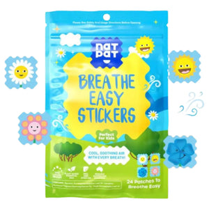 Breathe Easy Sticker: Natural Congestion Relief Patch - The Natural Patch Co