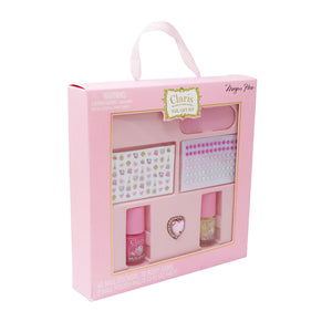 Claris the Chicest Mouse in Paris Nail Gift Set - Pink Poppy