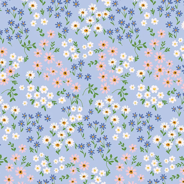 Blue Floral Kids Keep Cup 8 oz - Chino Club