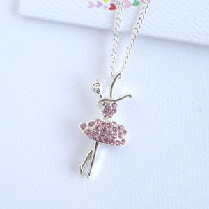 Pink Ballerina Necklace - Lauren Hinkley