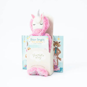 Unicorn Sparkle & Shine Kin Set - Soft Toy + Book - Slumberkins