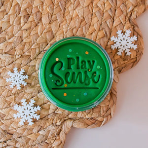 Christmas Playdough | Christmas Tree Green | Watermelon Scented - Jar - Play Sense