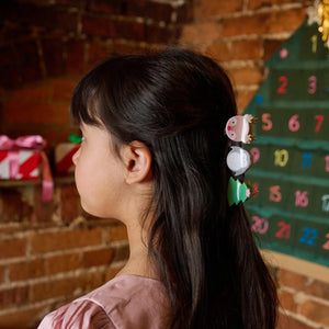 Festive Christmas Claw Clips 3 Pack - Rockahula Kids