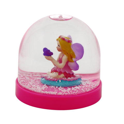 Fairy Acrylic Snow Globe - Pink Poppy