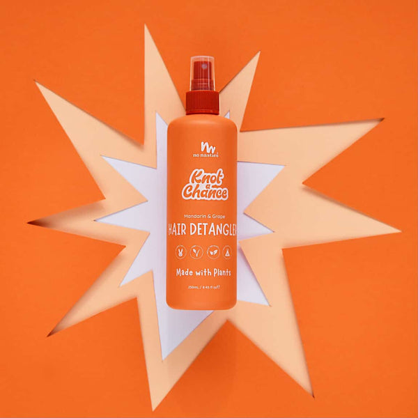 Natural Plant Based Hair Detangler in Mandarin and Grape - No Nasties