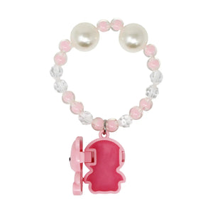 Lip Gloss Bracelet Bear - Pink Poppy