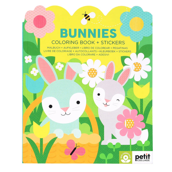 Colouring Book with Sticker - Bunnies - Petit College